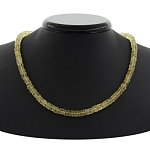 Цитрин "Джульетта" прозрачный круг приплюс 7мм  бусы длиной 48см