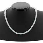 Лунный камень искусственный 6мм, бусы длиной 46см, без узелка