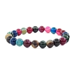 Браслет "Классика" агат самоцветы 8мм, длина 18см