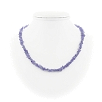 Опал (Перу) фиолетовый, мелкая галька 8мм, бусы длиной 44,,,49см