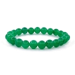 Авантюрин зеленый (Индия) 8мм, браслет "Классика" длина 16см