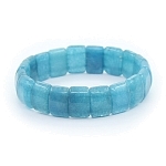 Браслет "Ириска" аквамарин имитация 