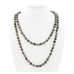 Родонит (Россия), круглые 8мм, бусы длиной 124см 