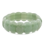 Браслет "Эмо" на резинке из граненого авантюрина. Длина браслета 21см