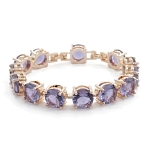 Александрит, браслет "Католина", покрытие под золото, длина 16,5см