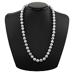 Бусы кахолонг, круглые 10мм, средние 57см