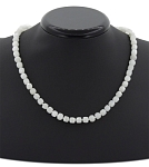 Лунный камень (Индия) 7мм кубики гранёные, "Текта" бусы 50см